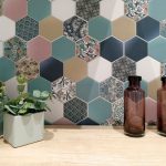 REALONDA - RLO057	PORCELANATO RLDA. (26.5X51) HEX NOUVEAU GREEN - Image 4