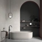 ANTICA - ANT059 - PORCELANATO - ACR (60X120) RIGAT-ONE ERMETICA LAVAGNA BLACK -1.44m2-2U (MATE - DECORATIVO)
