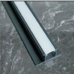 PERFIL DE ALUMINIO - AT0067 - PERF. ALUM. TABLERO  CINTA LED 3MT (30.8X18X5.5) BLACK - Image 2