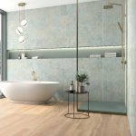 COLORKER - CLK006 -  CERÁMICA (31.6X100) PARED PANAMERA AQUA - 1.58m2 - 5U (MATE)