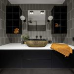 EROMAGNA - ER1268 LAVAMANOS SOBRE MESA E-R 8229BG BLACK/GOLD (46X32.5X13.5) - Image 2