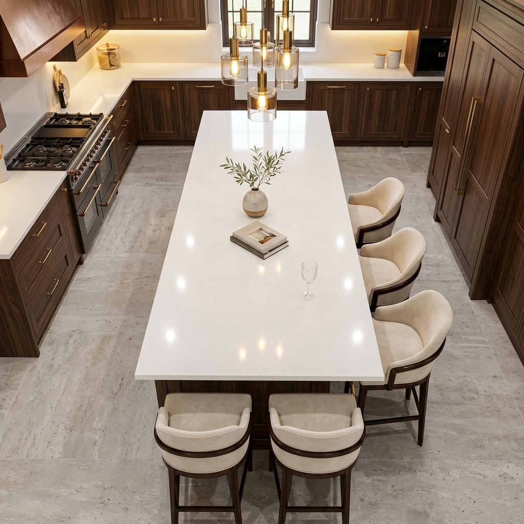GF0700_WEB3 GRIFINE – GF0700 - PIEDRA SINTERIZADA GF (160X320X12) PURE WHITE - 5.12m2-1U (ESMALTADO/PULIDO) - Image 1