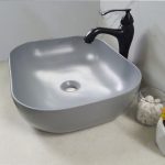 GRIFINE - GF0728 - LAVAMANOS  SOBRE/MESA  GF D010N-LG GREY (46X33X13.5) - Image 2