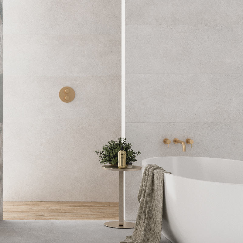 KRB053-WEB-02.jpg KERABEN - KRB053 - CERÁMICA (30X90) PARED ISOLA BEIGE - 1.08m2-4U (MATE). - Image 1