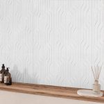 KERABEN - KRB086 -  CERÁMICA - (40X120) PARED SHADE CONCEPT WHITE - 1.44m2-3U (MATE - RELIEVE).