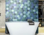 REALONDA - RLO038 PORCELANATO RLDA. (26.5X51) HEX AQUAMARINE