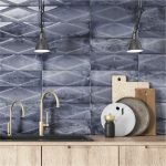 REALONDA - RLO087 - PORCELANATO (15x45) PARED ZILIJ JEWEL NAVY -1.08m2-16U (BRILLO / RELIEVE)